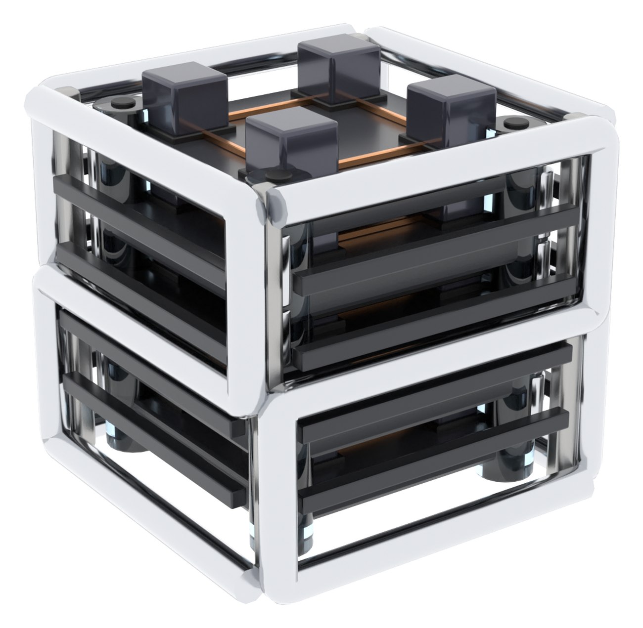 Internal compute stack materials