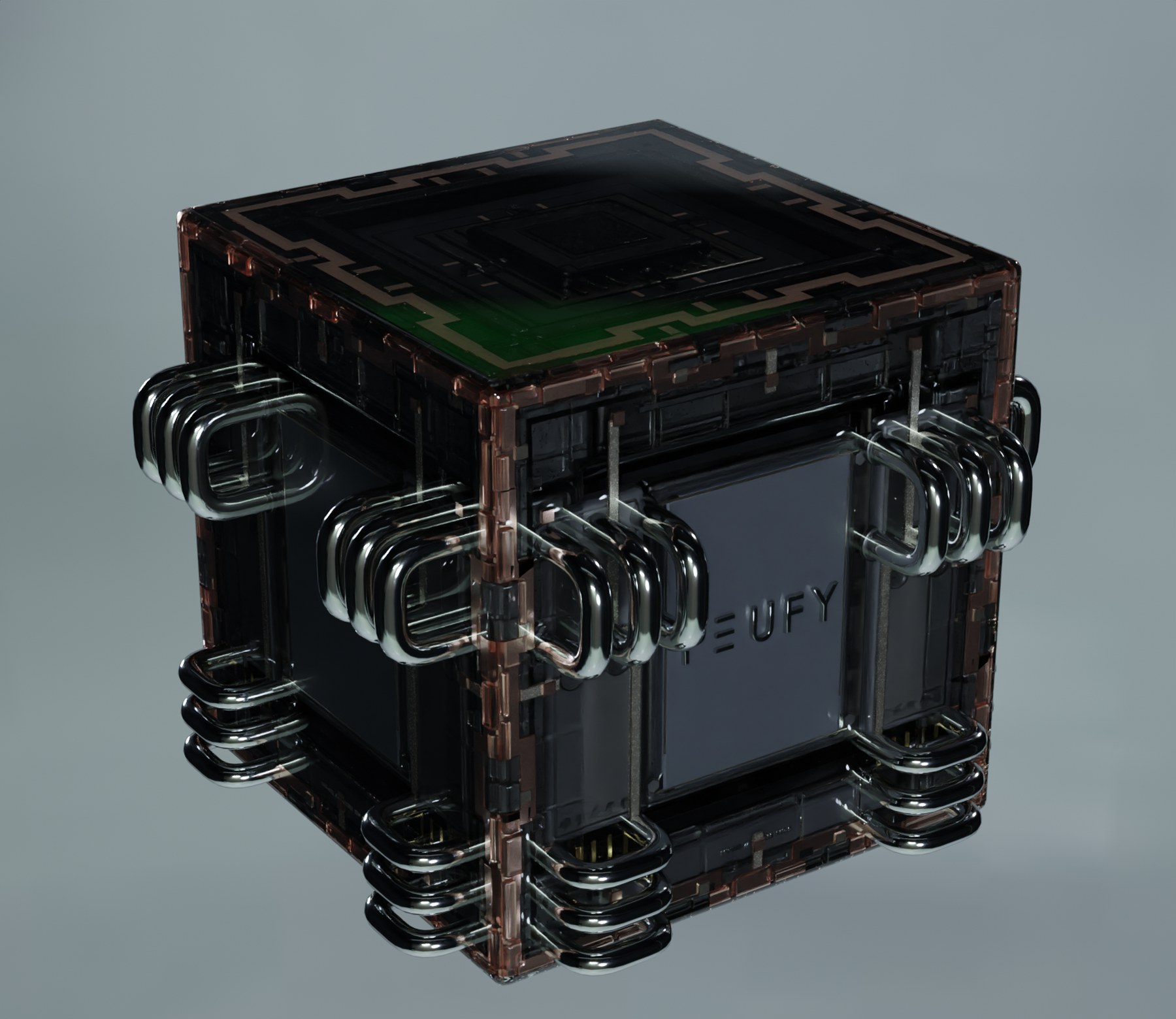 Peufy Cortex realistic hero render